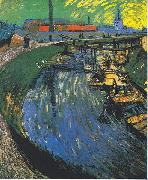 Vincent Van Gogh The channel Sweden oil painting artist